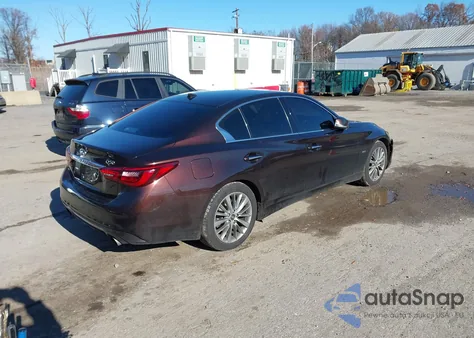 2019 Infiniti Q50 3.0T Luxe из США, поврежденный, VIN JN1EV7AP0KM511914